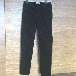 Girls black corduroy pants